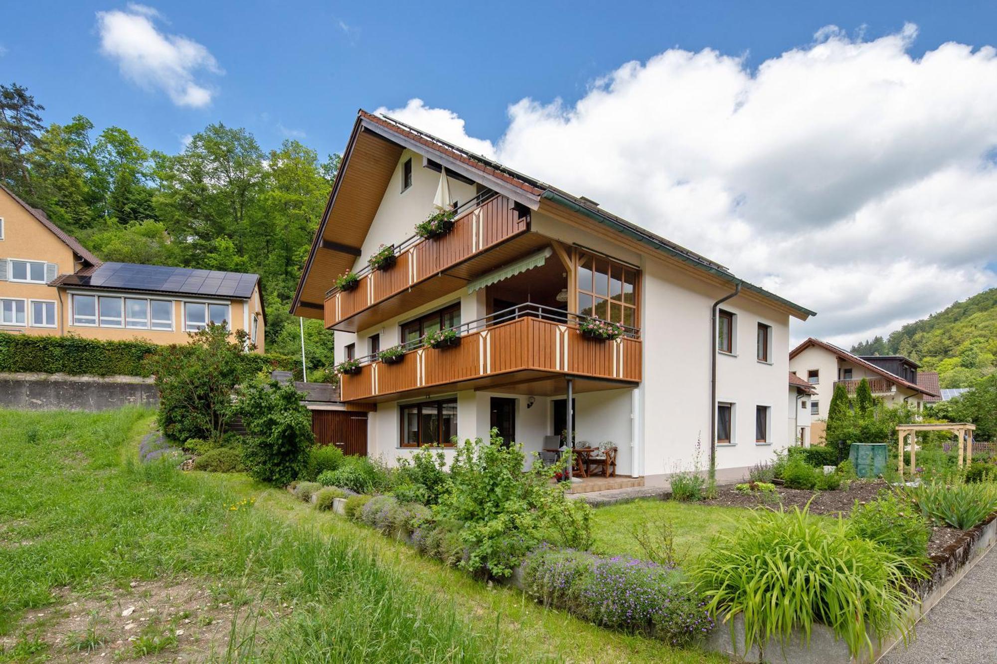 Haus in den Lauterwiesen Münsingen Exterior foto